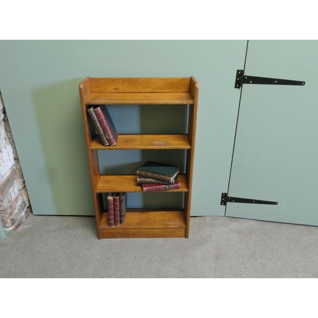 Art Deco Open 4-Shelf Bookcase, 1930s For Sale - Image 6 of 8