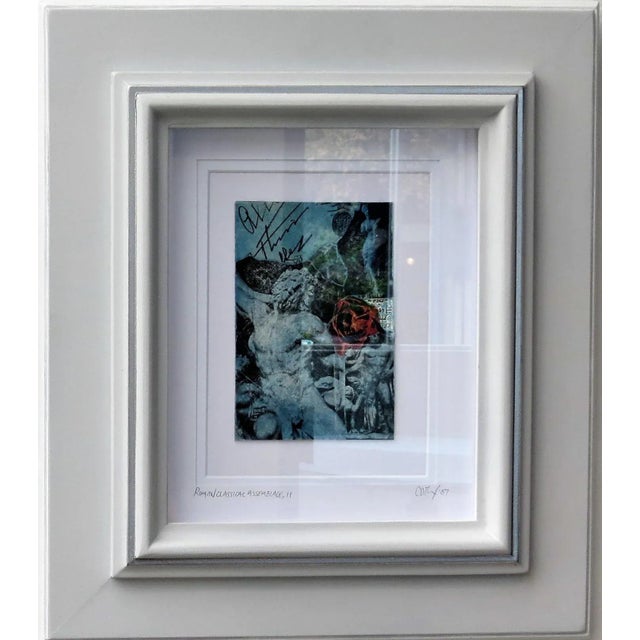 Figurative Vintage Framed Assemblage Original Art by C. Damien Fox, a Pair. For Sale - Image 3 of 10