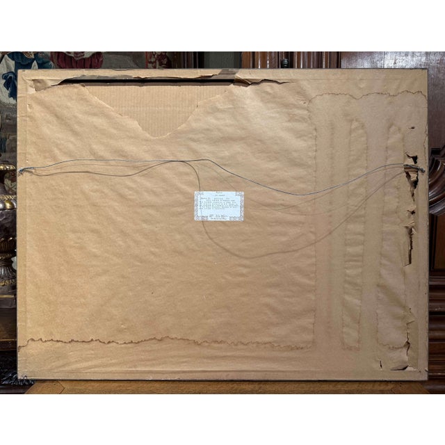 19th Century English Framed Colored Print "The Royal Cottage in Windsor Park" For Sale - Image 9 of 10