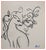 Marie Laurencin, Seated Dog, Ink Drawing For Sale
