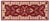 Shabby Chic Ziegler Red/Beige Wool Runner Rug- 1'11'' X 5'0'' For Sale - Image 10 of 10
