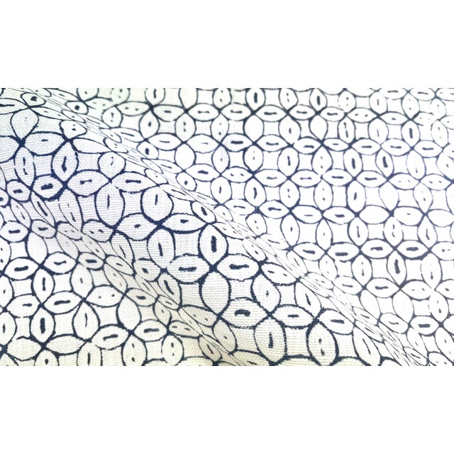 55% linen / 45% cotton fabric 52" wide / 9" repeat Price is per yard.