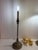 Mid-Century Modern 1970s Hollywood Regency Candle Stick Table Lamps a Pair For Sale - Image 3 of 8