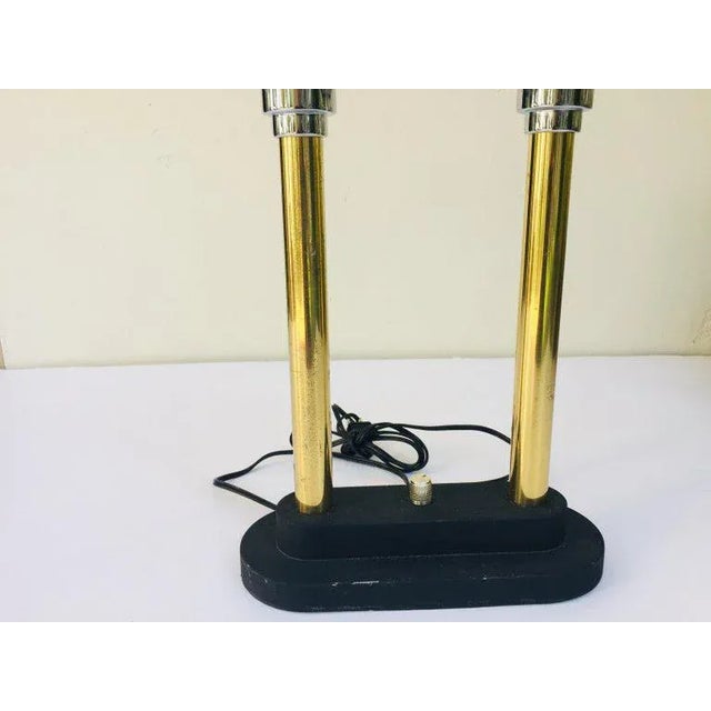 Black Postmodern Halogen Desk Table Lamp 1980s For Sale - Image 8 of 10