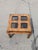 Postmodern Burl Wood and Smoked Glass Square Side Table, 1970s For Sale - Image 9 of 10
