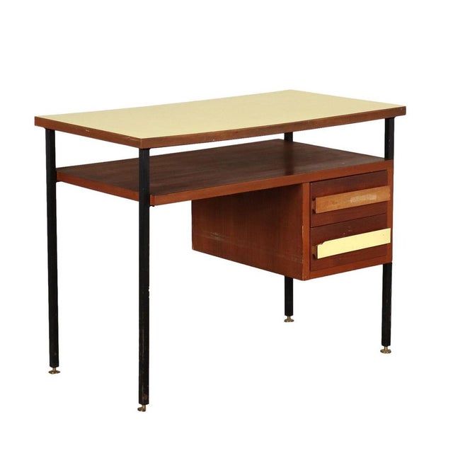 Mid-Century Wood Desk, 1960s For Sale - Image 9 of 9