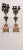 Metal Gilt Metal & Marble Candleholders, France, 1940s, Set of 2 For Sale - Image 7 of 12