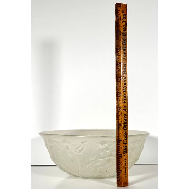 Consolidated Glass Dancing Nymphs Bowl by Reuben Haley c.1926-1932 For Sale - Image 12 of 14