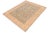 Shabby Chic Classic Ziegler Green Beige Hand-Knotted Wool Rug - 5'2'' X 6'8'' For Sale - Image 3 of 8