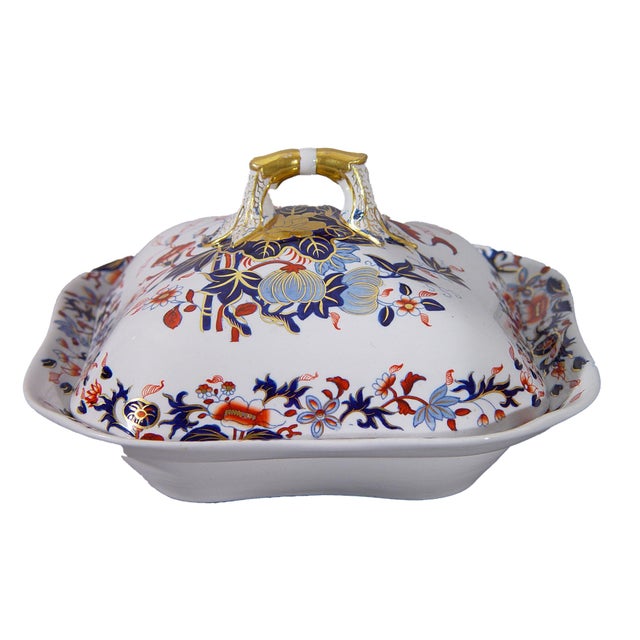 Ceramic Spode New Stone China Imari Dinner Service, Pattern 3504, Eighty-Four Pieces Circa 1822–1825 For Sale - Image 7 of 10