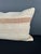 Turkish Hemp Pillow Cushion Natural Beige Rust Pillow Cushion Cover 16" x 24" For Sale - Image 4 of 4