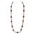 Mid 20th Century Rose Quartz and Amethyst Knotted Bead Necklace For Sale