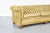 Mid-Century Modern Vintage English Chesterfield Sofa in Original Golden Tan Leather, 1950s For Sale - Image 3 of 9