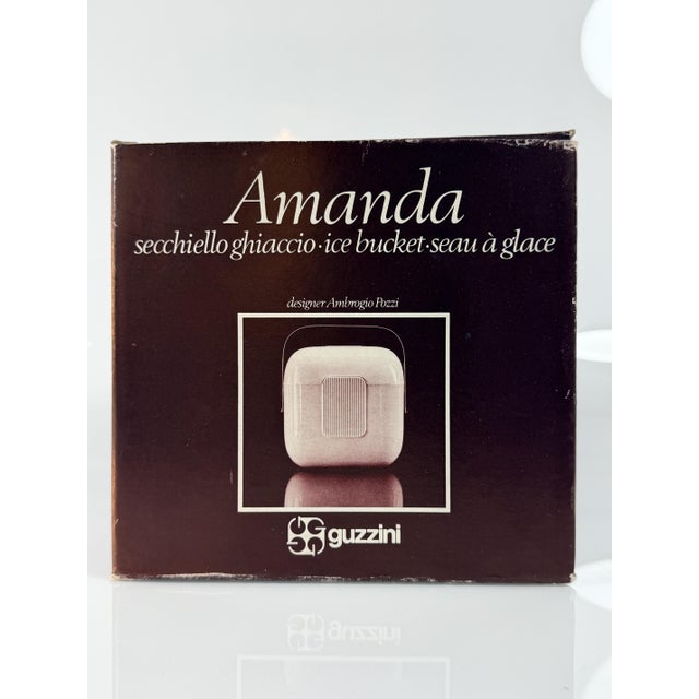 Amanda Ice Bucket in Acrylic Glass by Ambrogio Pozzi for Guzzini, 1980s For Sale - Image 9 of 12