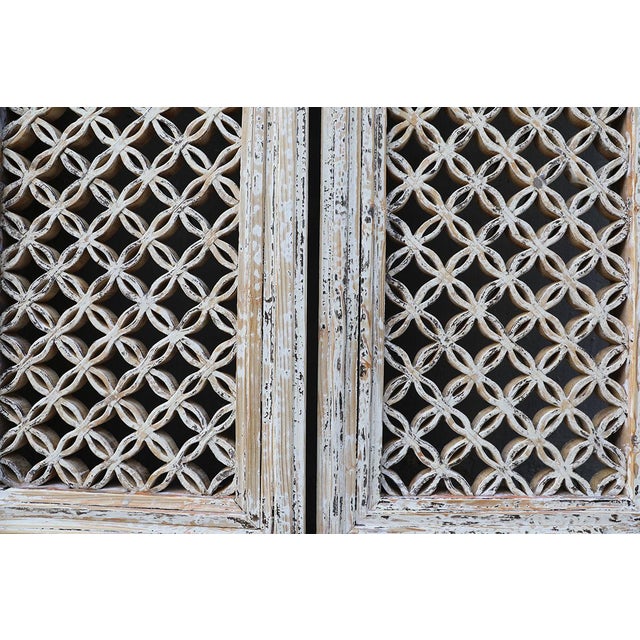 Chinese Set of 6 Antique Chinese Carved Pine Wall Panels/Doors/Screens For Sale - Image 3 of 4