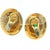 Vintage 18k Yellow Gold Diamond and Emerald Cabochon Clip-on Earrings, Pair For Sale - Image 10 of 13
