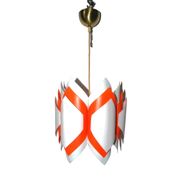 Plastic Balett Pendant Lamp, Denmark, 1972 For Sale