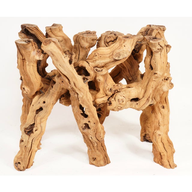 Vintage Grapevine Wood Console Table Base will look amazing in a foray or living room of your home. Very sturdy and solid.