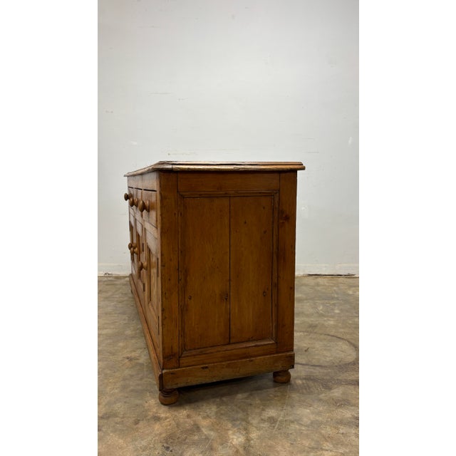 Wood 19th Century English Pine Dresser Base For Sale - Image 7 of 10