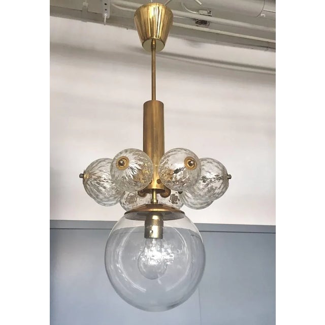 Mid-Century Modern Pendants Attributed to Kamenicky Senov - a Pair For Sale - Image 3 of 5