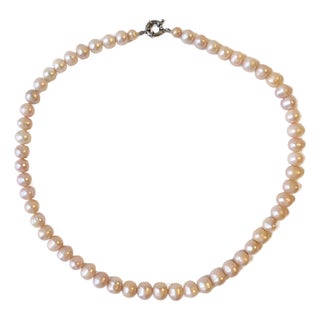 Freshwater Pearl Bead Necklace For Sale