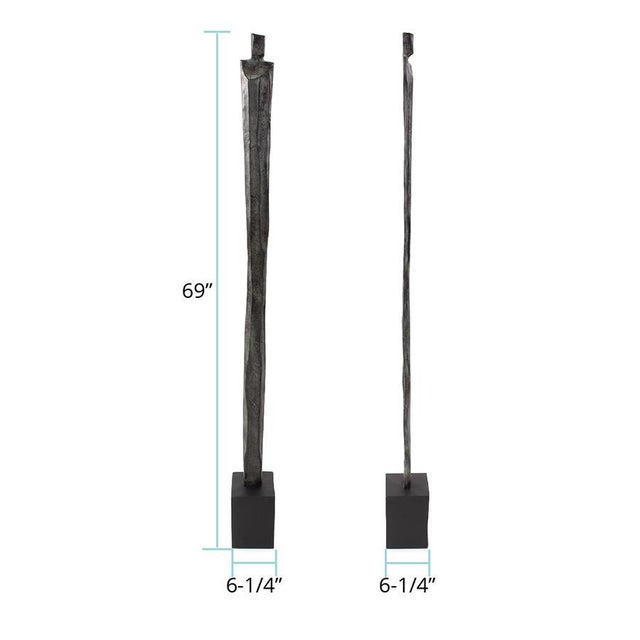 2020s Male Fortitude Tall Sculpture For Sale - Image 5 of 8