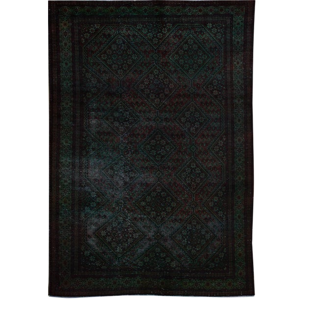 21st Century Modern Overdyed Wool Rug 7 X 10 For Sale
