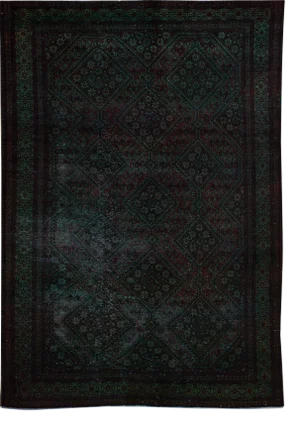 21st Century Modern Overdyed Wool Rug 7 X 10