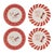 Kenneth Ludwig Chicago Ceramic Santa Candy Plate (Set of 4) For Sale - Image 4 of 4