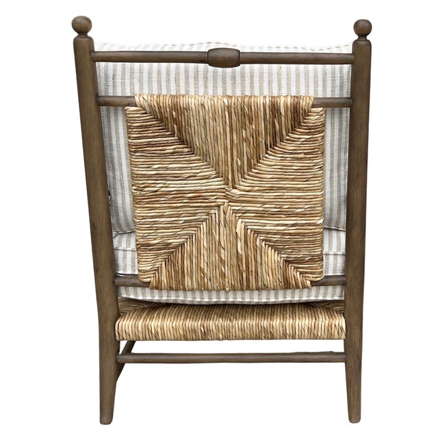 Wood Cr Laine June Rush Chair and Ottoman Set For Sale - Image 7 of 13