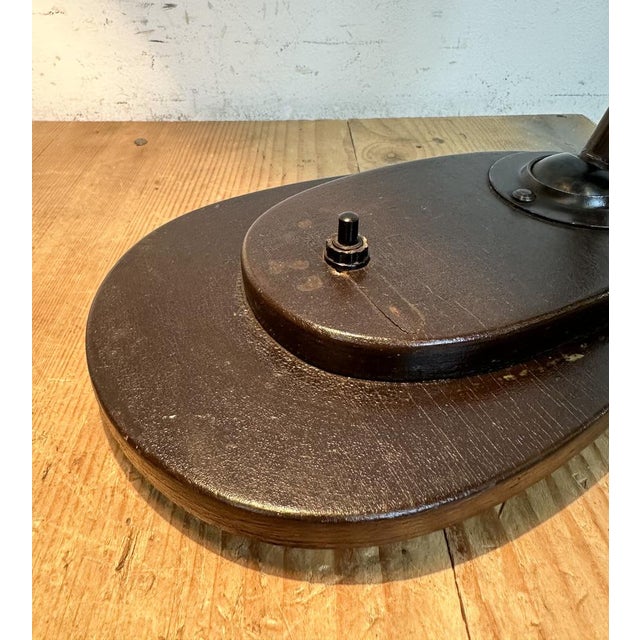 Metal Vintage Brown Adjustable Table Lamp, 1960s For Sale - Image 7 of 18
