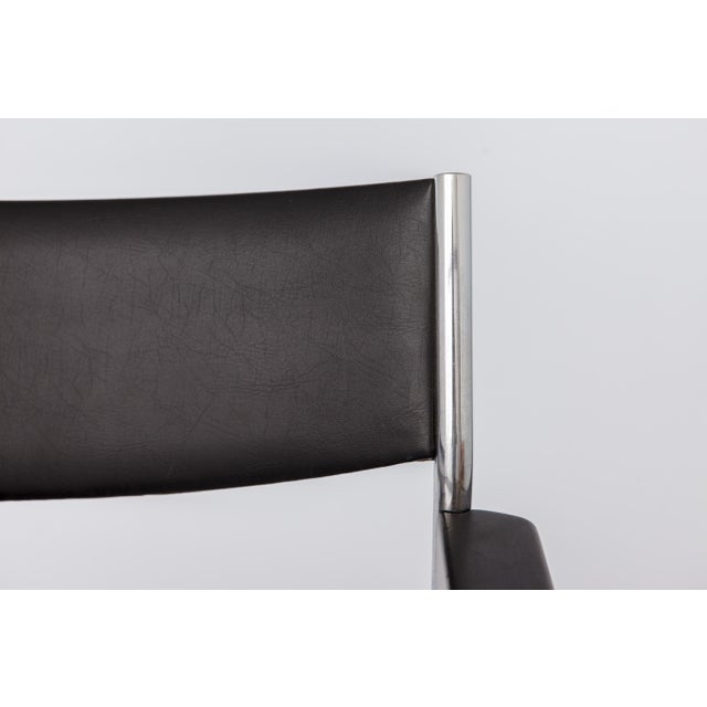 Vintage Armchair and Stool by Edlef Bandixen for Kusch + Co, Germany, 1970s, Set of 2 For Sale - Image 9 of 12