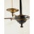 2000 - 2009 Empire Style French Painted Wood & Brass 6-Light Chandelier For Sale - Image 5 of 9