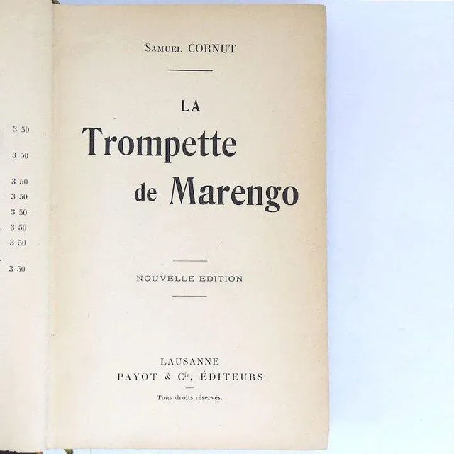 Red 1910s La Trompette de Marengo by Samuel Cornut 1st Edition Leather Bound Book For Sale - Image 8 of 10