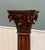 Antique French Oak Corinthian Column Pedestal Plant Stand Newel Post For Sale - Image 4 of 16