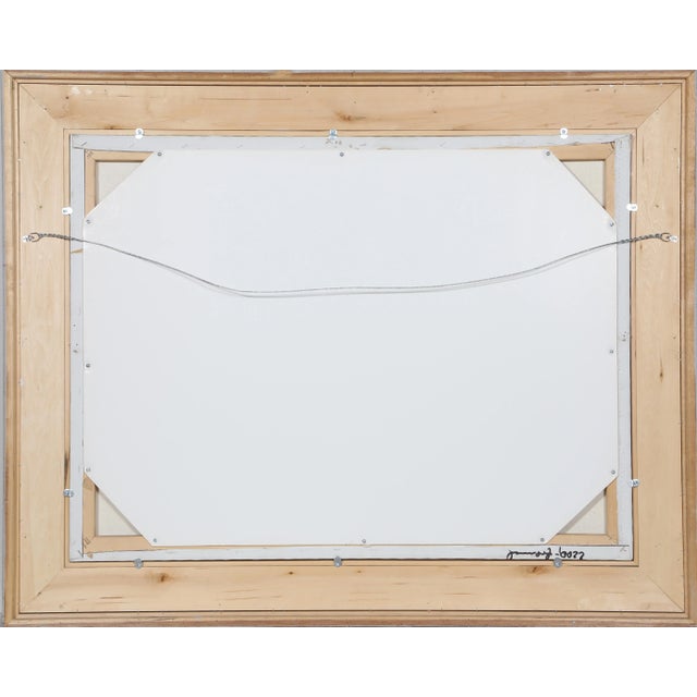 American Jorge Braun Tarallo, Cowboy in Snowy Landscape, Oil on Canvas, Signed l.l. For Sale - Image 3 of 4