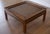 1950s MCM Hollywood Regency Pagoda Coffee Table With Rattan Accents For Sale In San Francisco - Image 6 of 13