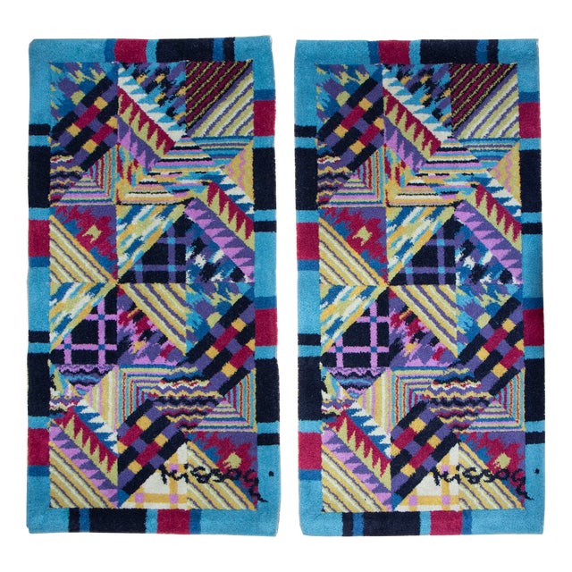 Wool Rugs from Missoni, 1980s, Set of 2 For Sale