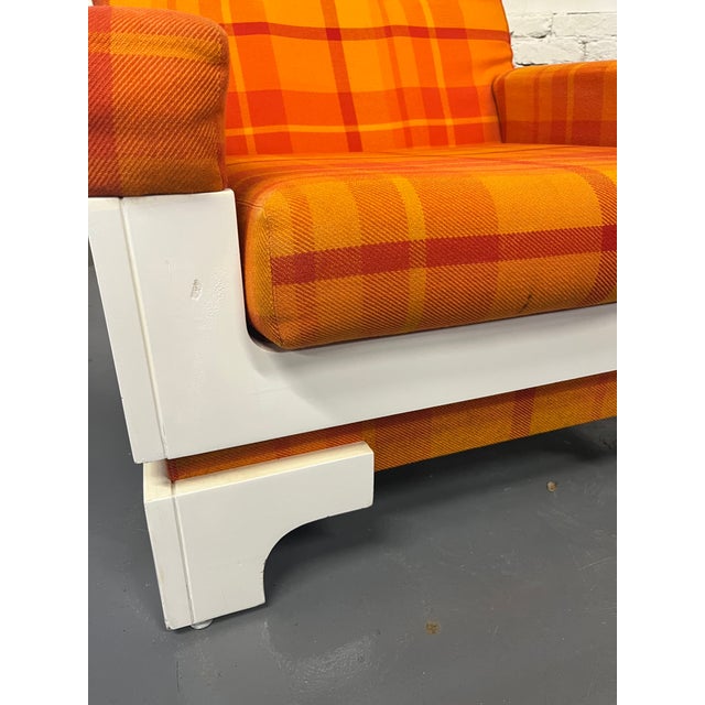 70s Vintage Sleeper Sofa & Lounge Chair Set For Sale - Image 11 of 11