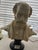 Ivory Vintage A. Santini Giuseppe Verdi Bonded Marble Bust - Made in Italy (C. 1960s-1980s) For Sale - Image 8 of 8