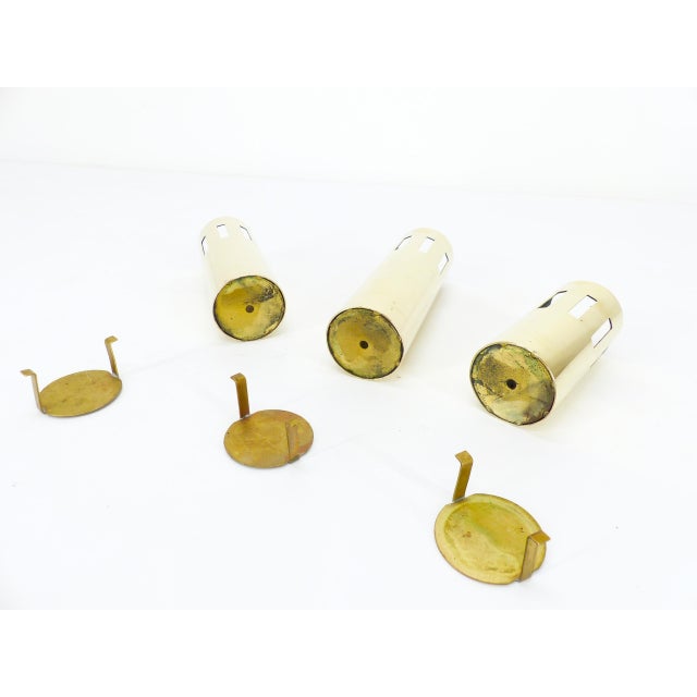 1960s Modernist Brass Tealight Holders from Kullamässing, Sweden, 1960s-1970s, Set of 3 For Sale - Image 5 of 6