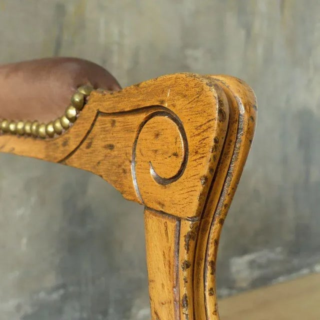 Vintage Carved Armchair, 1950s For Sale - Image 6 of 10