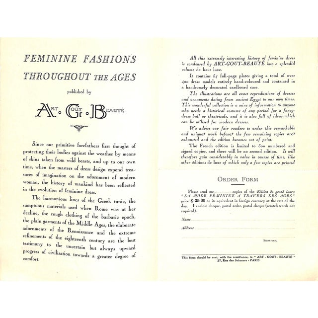 Present To Friends This Marvellous Story [3] pp. Art-Goute-Beaute 9 1/2" x 6 1/4"