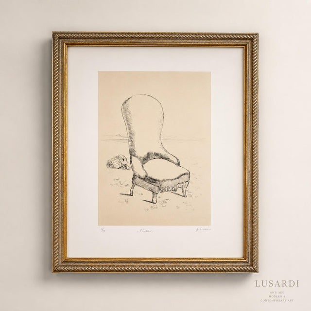 Among the most evocative graphic works of De Chirico's late production, The Idol translates with extreme simplicity one of...