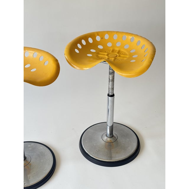 Faucheuse Model Stools by Étienne Fermigier for Mirima, France, 1970, Set of 2 For Sale - Image 12 of 14