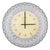 Hollywood Regency Wall Clock in Lead Crystal from Joska, 1970s For Sale
