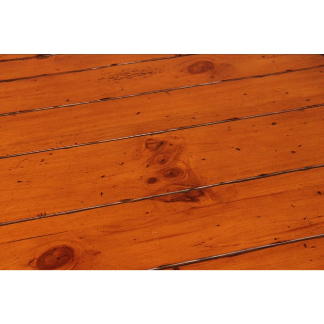 Late 20th Century French Style Pine Top Iron Base Pub Table For Sale - Image 11 of 12