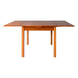 1990s Danish Modern Teak Extension Dining Table For Sale