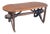 Rustic Handcrafted Wood Table For Sale