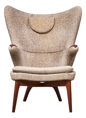 Vintage Danish Lounge Chair in the style of Hans Wegners, 1960s